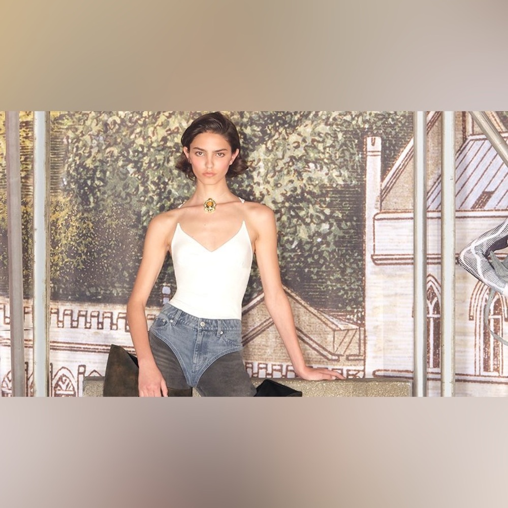 GLENN MARTENS H&M Ribbed Invisible Tank Top - Picture 10 of 10